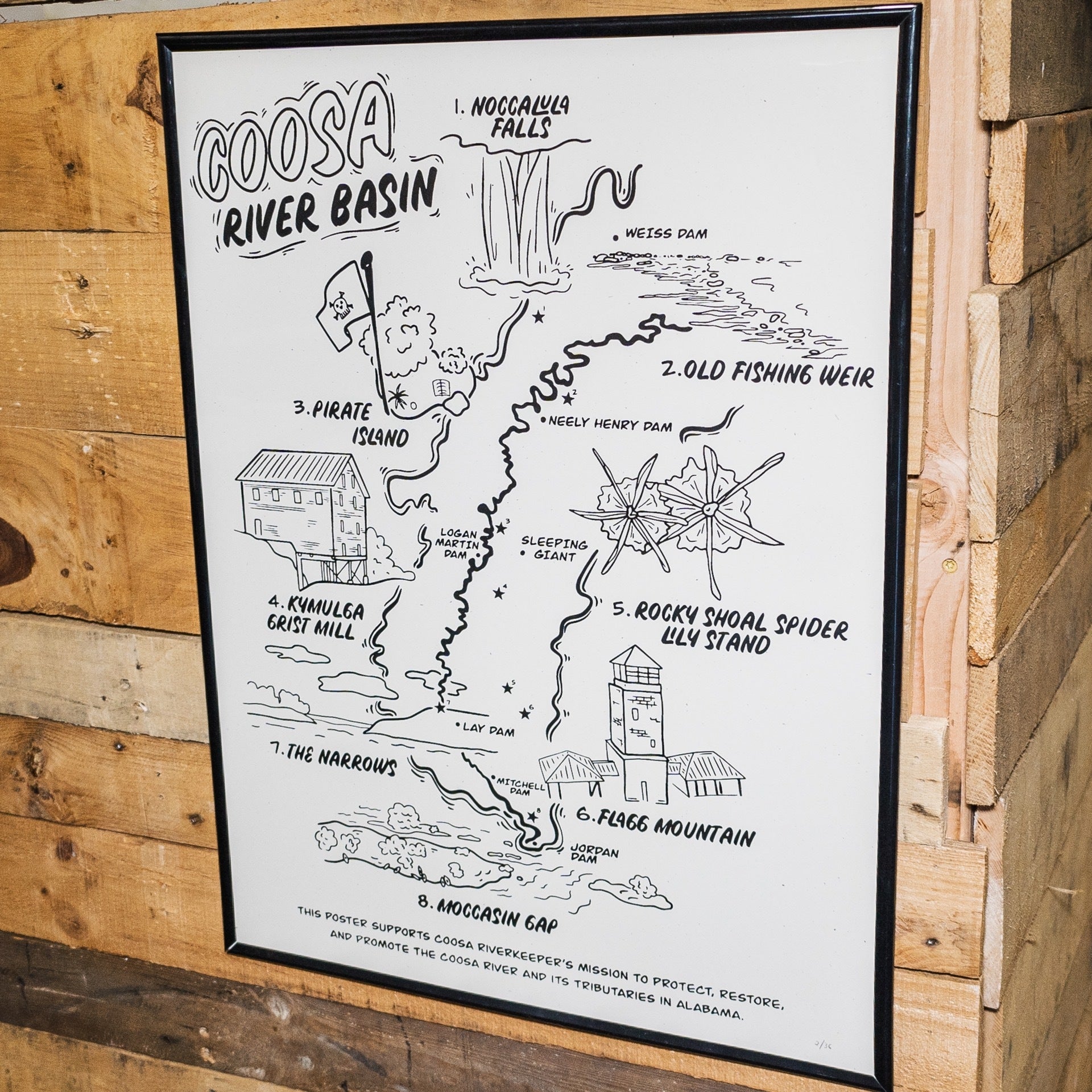 Coosa River Landmark Map | Coosa Riverkeeper, Inc.